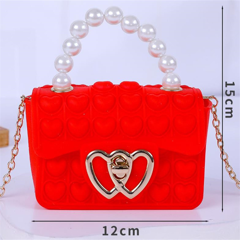 Silicone Love Bubble Jelly Bag - Women Bags Guess recension och pris