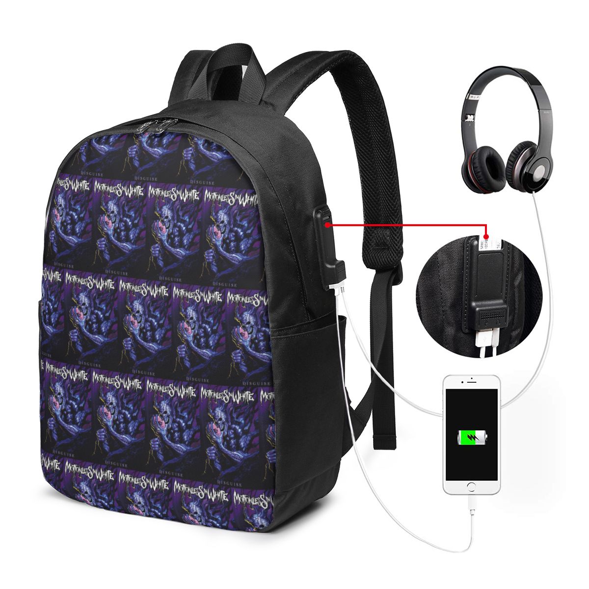 Motionless In White Backpack T - Women'S Bags recension och pris