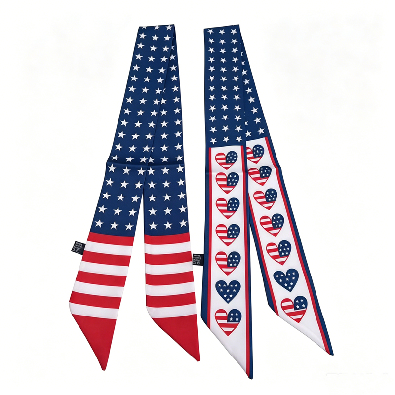 USA Flag Print Satin Skinny Sc - Women Bags Usa recension och pris