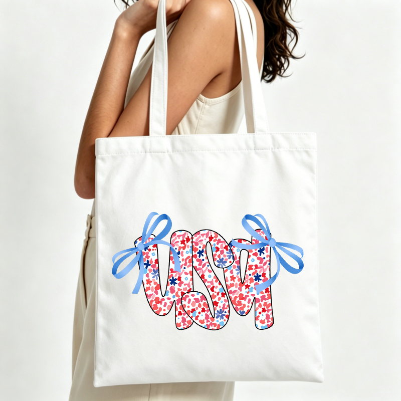USA letter print canvas tote b - Women Bags Usa recension och pris