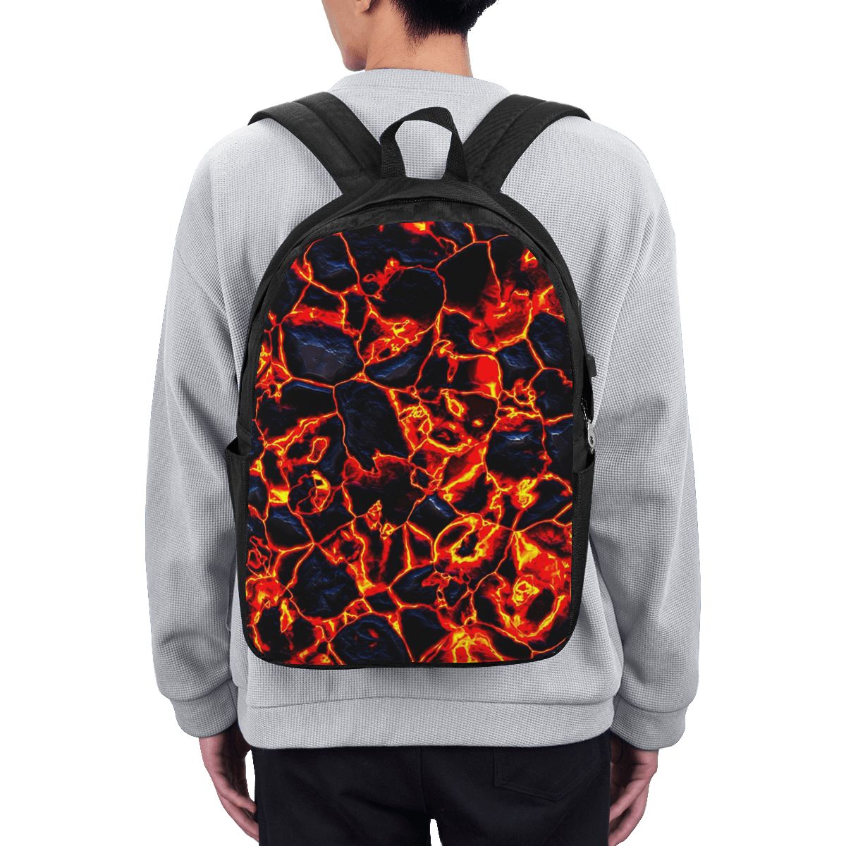 Magma Volcano Lava Fire Backpa - Women'S Bags recension och pris