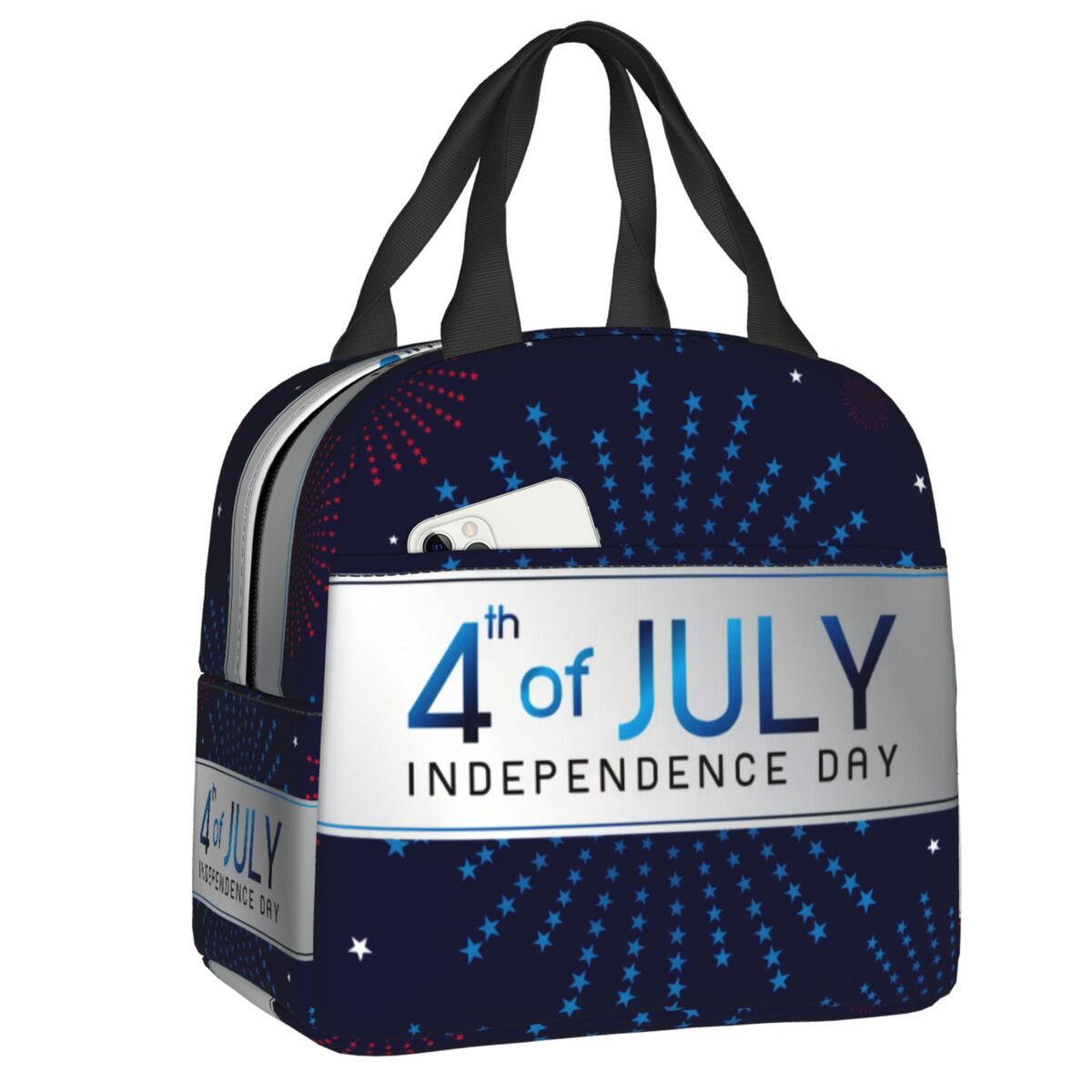Custom American Flag Happy Fou - Women Bags Usa recension och pris