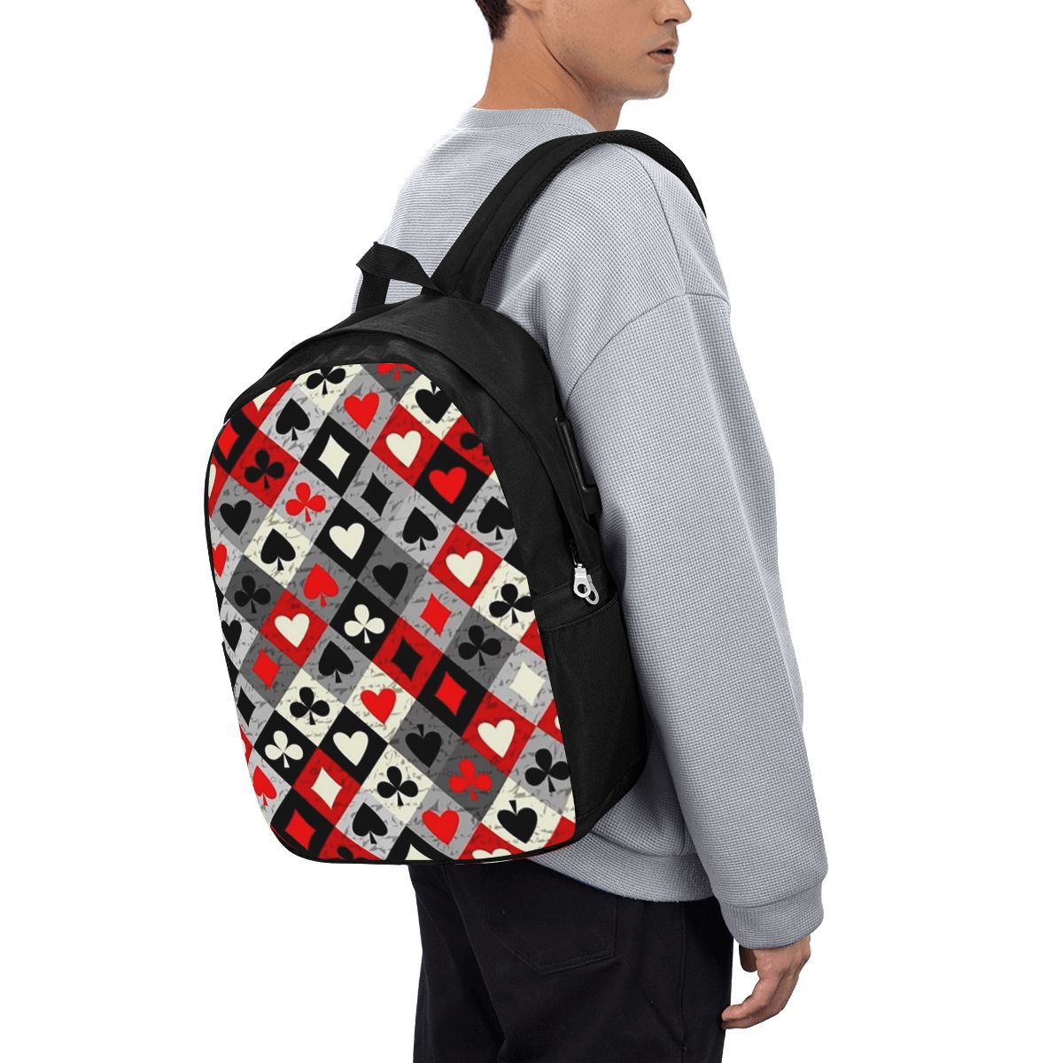 Playing Cards Poker Print Back - Women'S Bags recension och pris