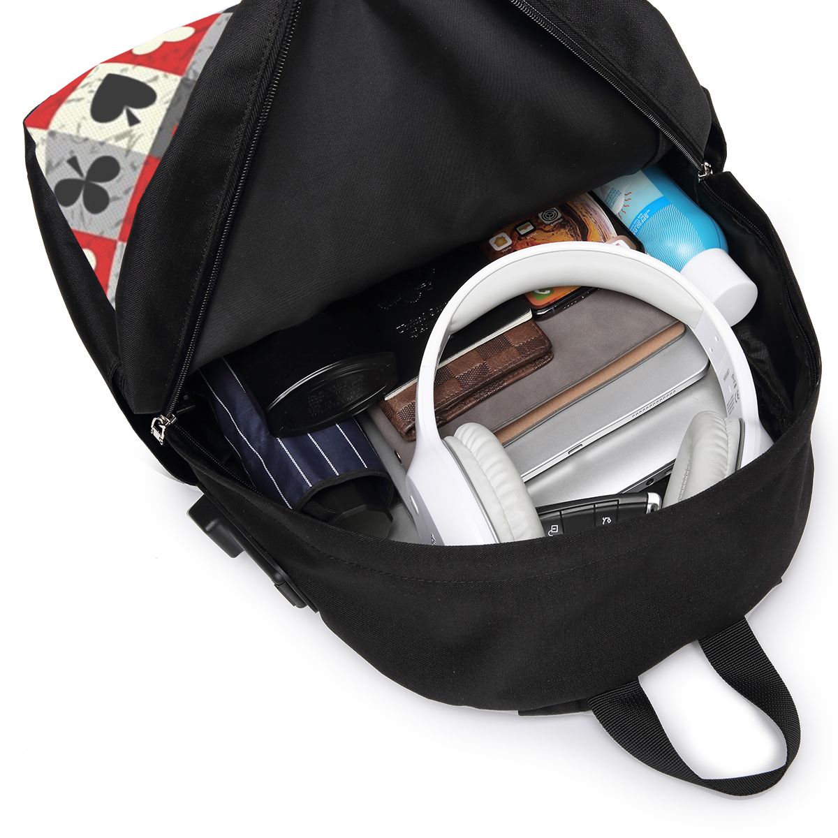 Playing Cards Poker Print Back - Women'S Bags recension och pris