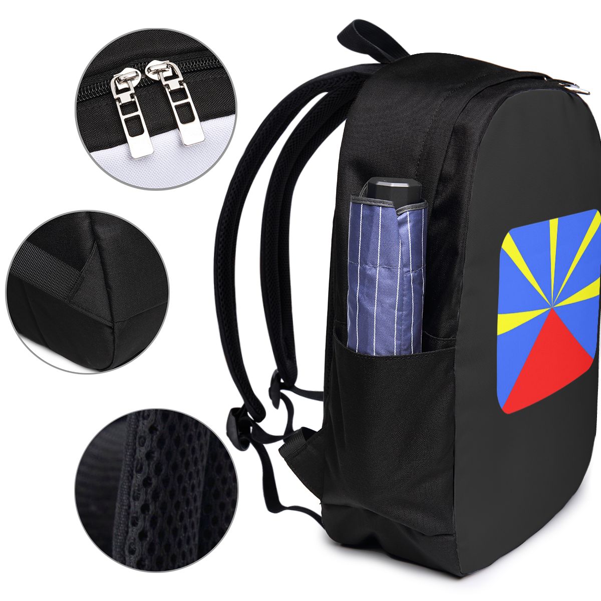 974 Reunion Island Flag Backpa - Women'S Bags recension och pris