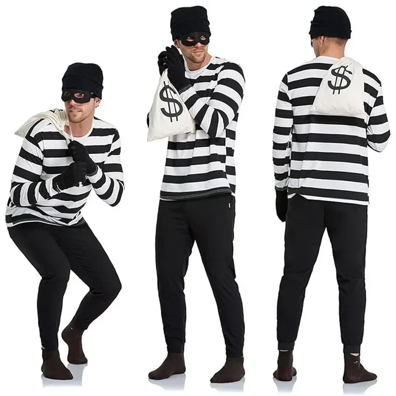 Convict Thief Cosplay Costume  - Women Bags Europe recension och pris