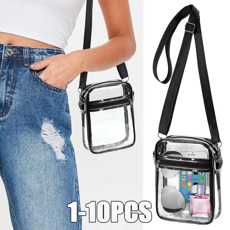1-10PCS Women Clear Crossbody  - Women Bags And Purses recension och pris