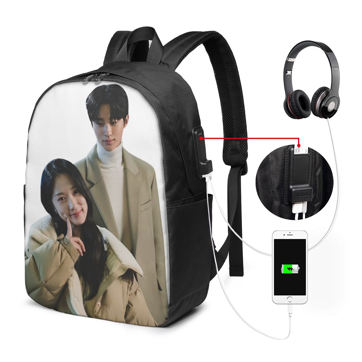 Lovely Runner Kdrama Fanart Ba - Women'S Bags recension och pris