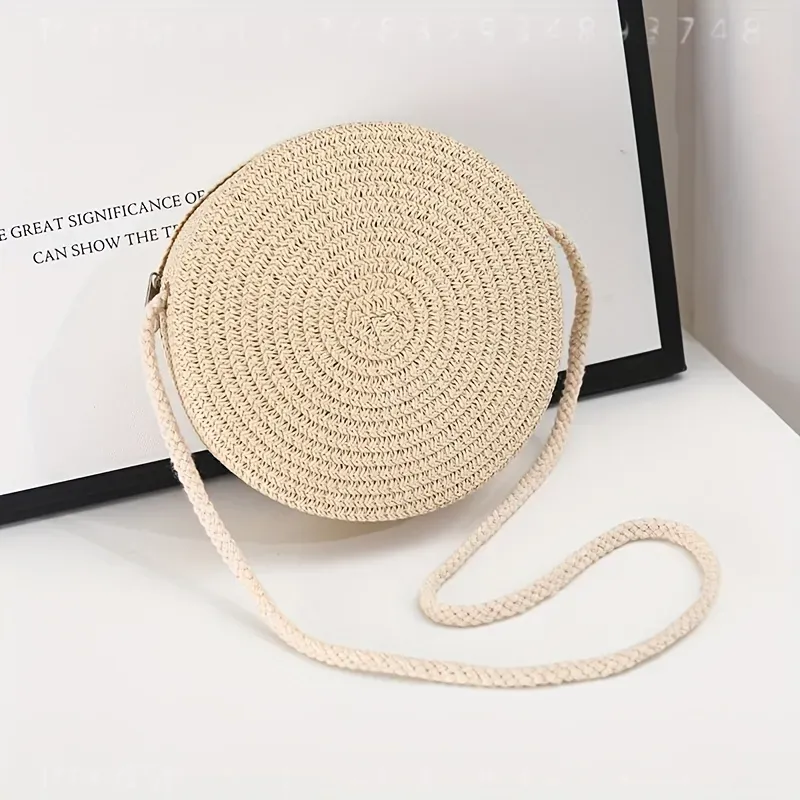 Round Woven Rattan Crossbody B - Women Bags And Purses recension och pris