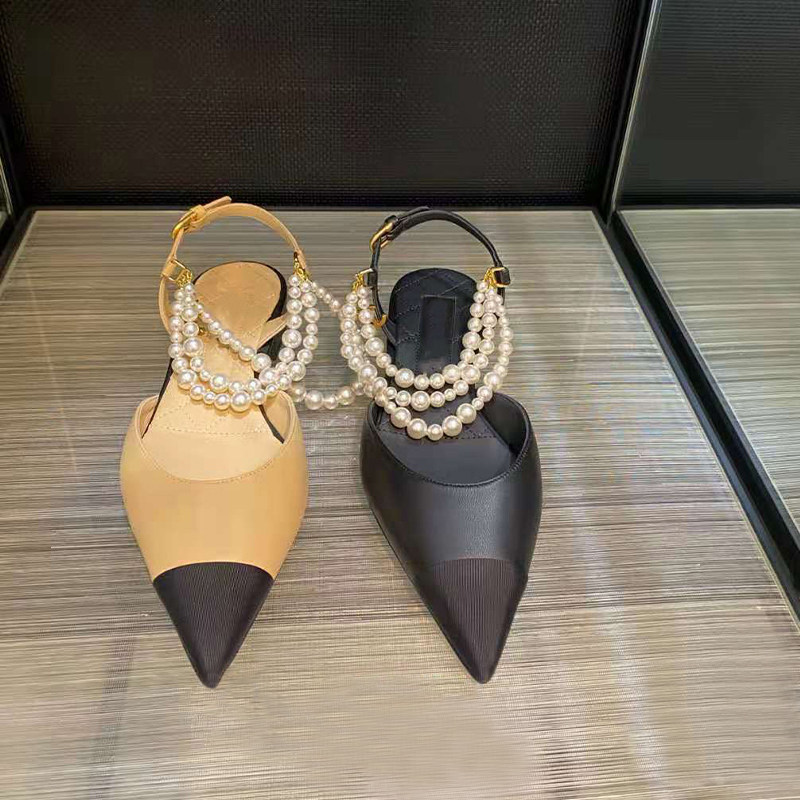 Pearl Chain Bag Head Sandals W - Women Bags Leather recension och pris