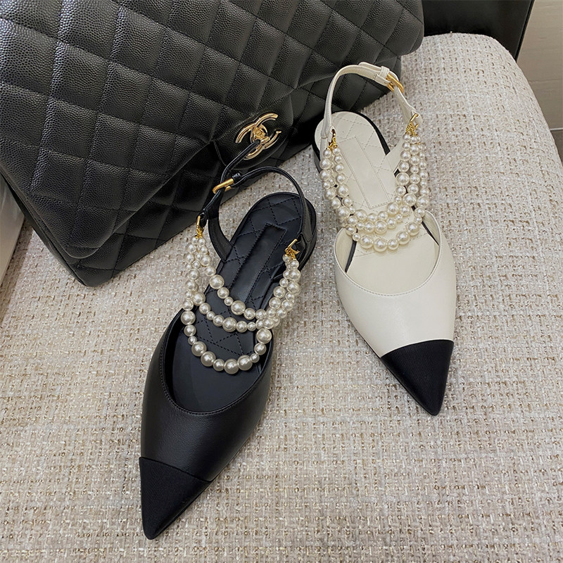 Pearl Chain Bag Head Sandals W - Women Bags Leather recension och pris